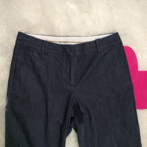 @ Loft sz 6 Julie Blue Pants Straight Leg - Picture 3 of 7